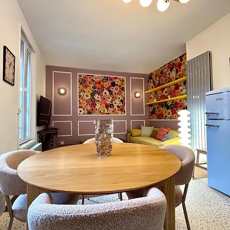 Cocon Retro 2 Chambres, 6 Personnes, Centre Pont-à-Mousson