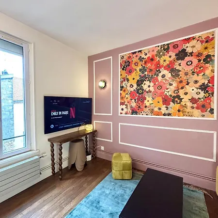 Cocon Retro 2 Chambres, 6 Personnes, Centre