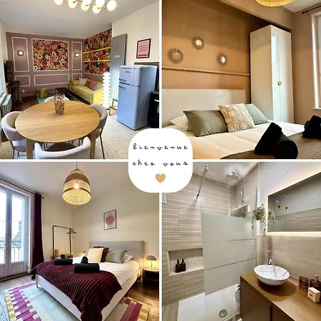 Cocon Retro 2 Chambres, 6 Personnes, Centre Apartmán Pont-à-Mousson